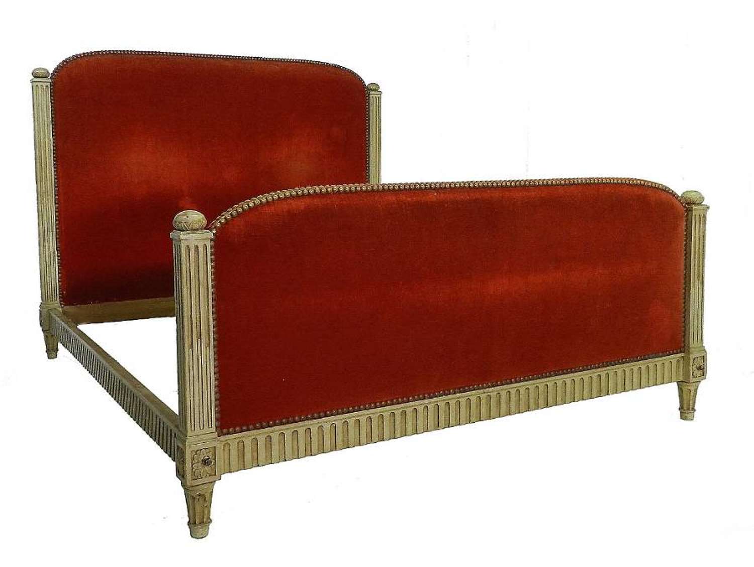 French Bed US Queen UK King Size Art Deco Louis XVI Revival, circa 1920