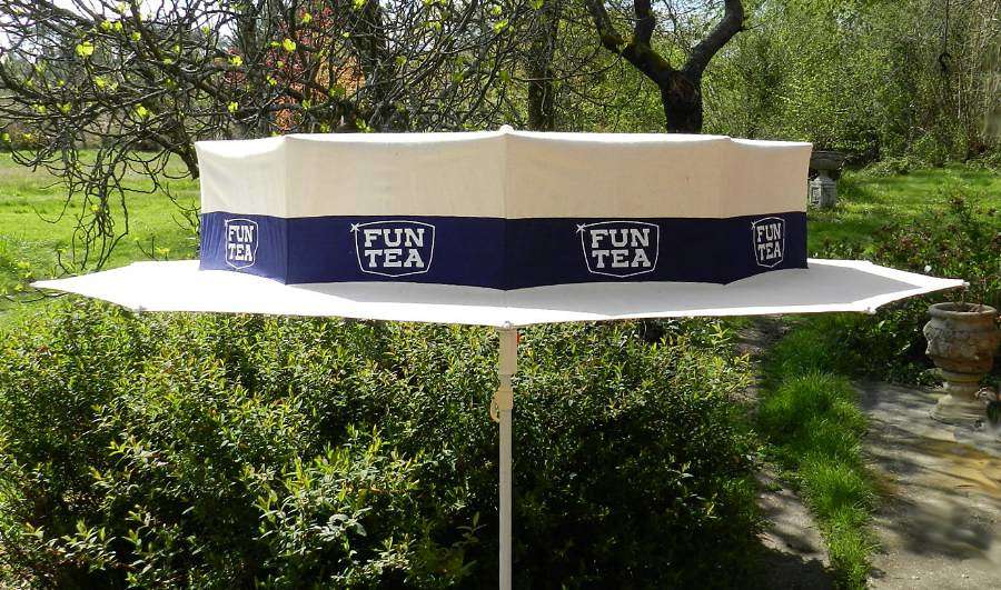 Garden Parasol Boater Hat Advertising Fun Tea