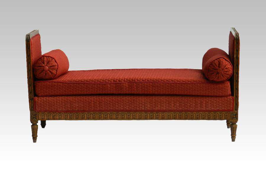 French Daybed Sofa Drop End Chaise Longue