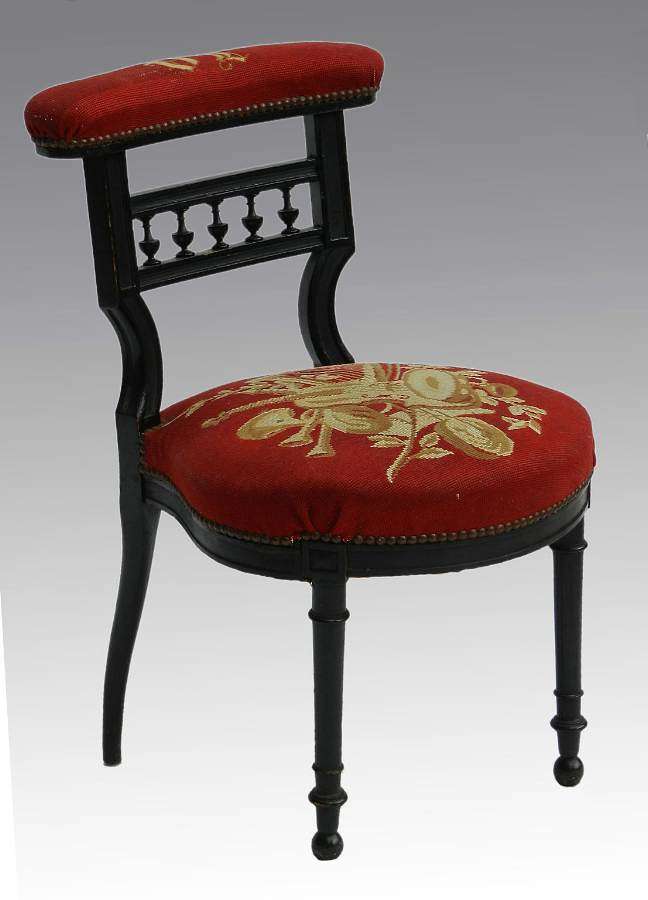 French Napoleon III Music Chair 