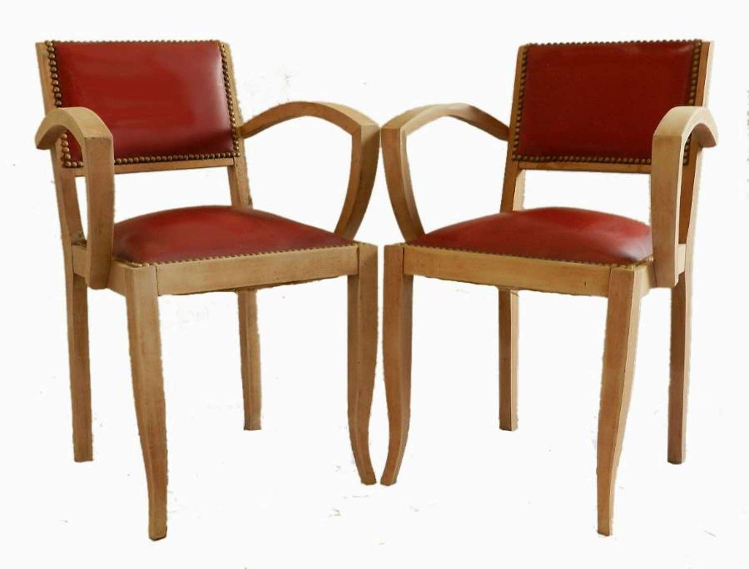5 French Art Deco Bridge Chairs (will separate)