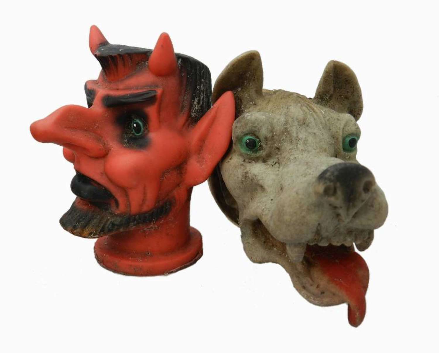 Beelzebub & Hound of Hell Puppet Heads Devil + Dog