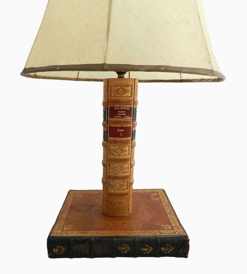 French Antique Book Lamp Desk or Table Light