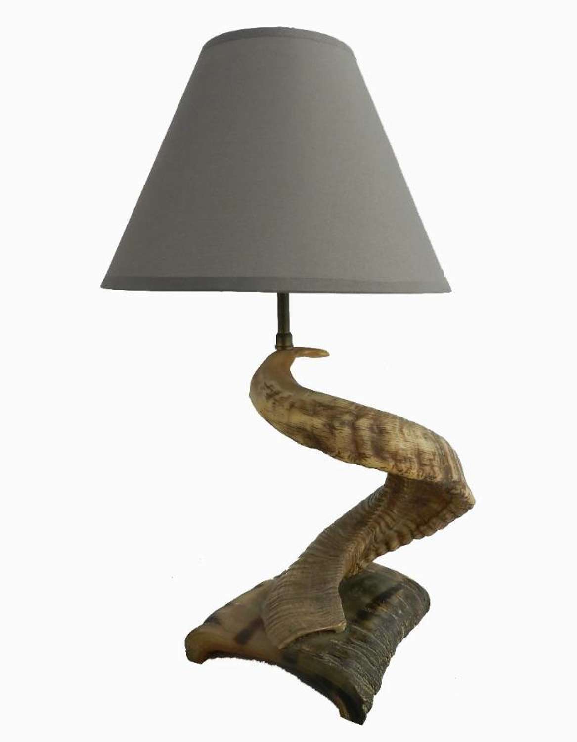 Rams Horn Lamp Base Table Light