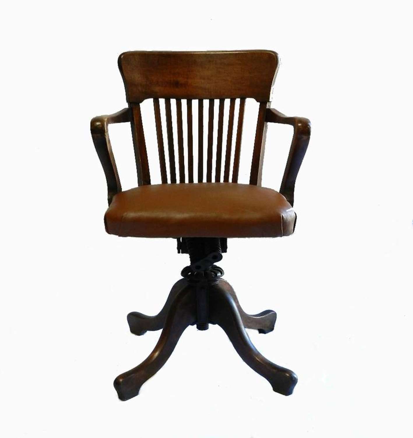 Revolving Desk Chair Leather