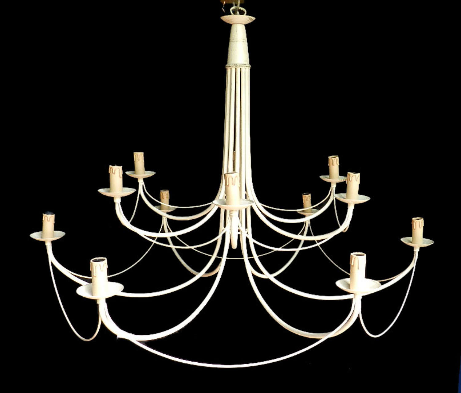 Large French Modern Design Chandelier Metal Swag Ceiling Light 