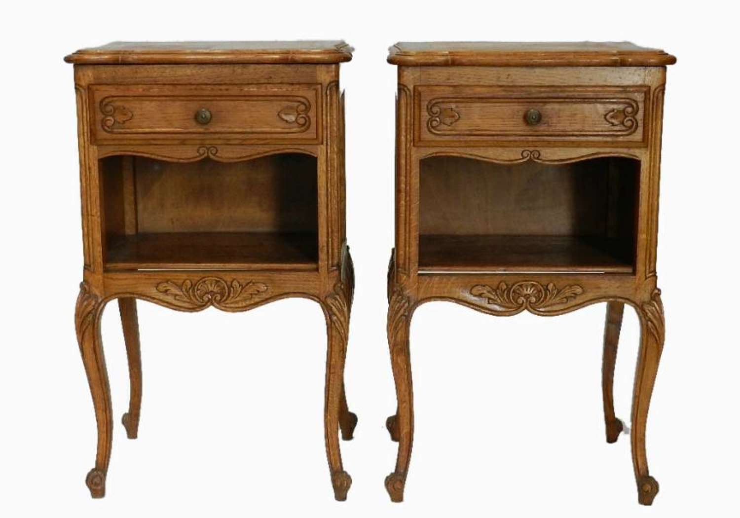 Pair of French Louis revival Bedside Tables Nightstand Cabinets