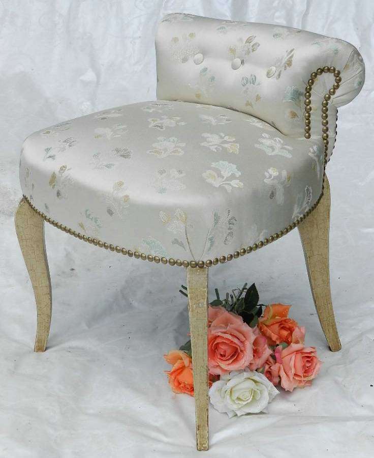 Vintage French Louis Dressing Stool