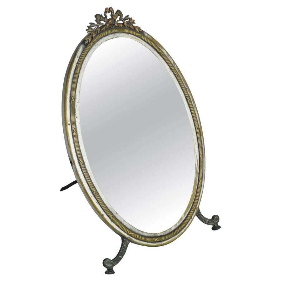 Mirror with Stand Late 19th Century Louis XVI Style Free Shipping